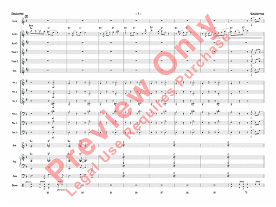 Summertime (score only) Jazz Ensemble scores gallery preview page 12