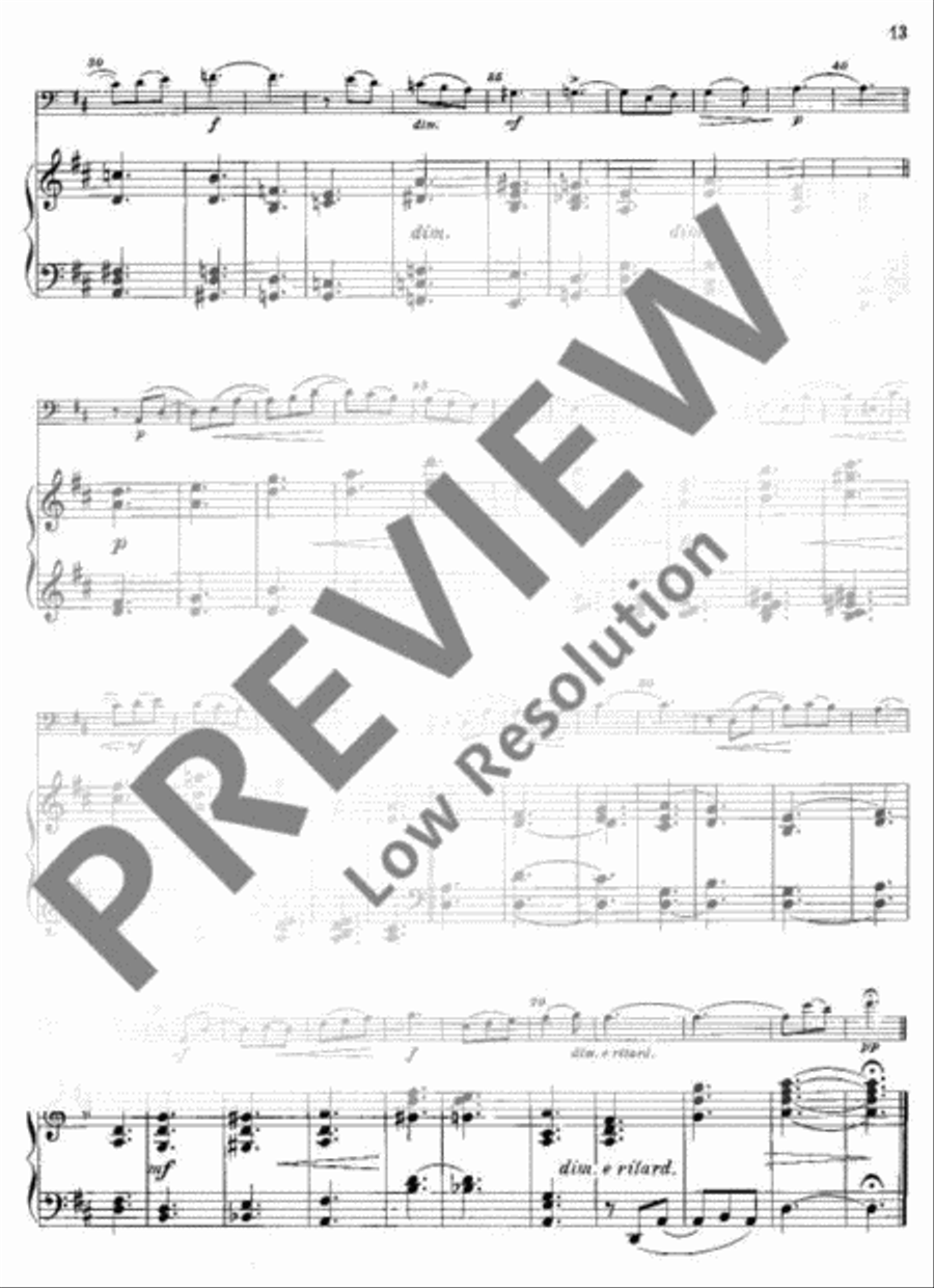 Ten Miniatures Cello scores gallery preview page 14