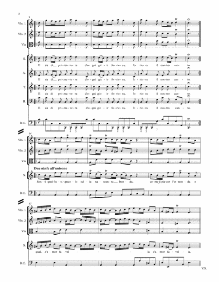 Dell'aura al sussurrar - Antonio Vivaldi - Full Score image number null