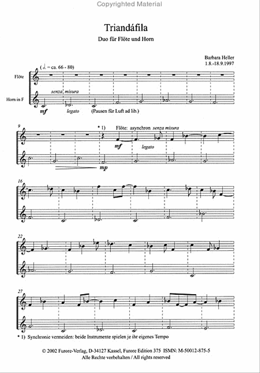Triandafila Flute scores gallery preview page 2