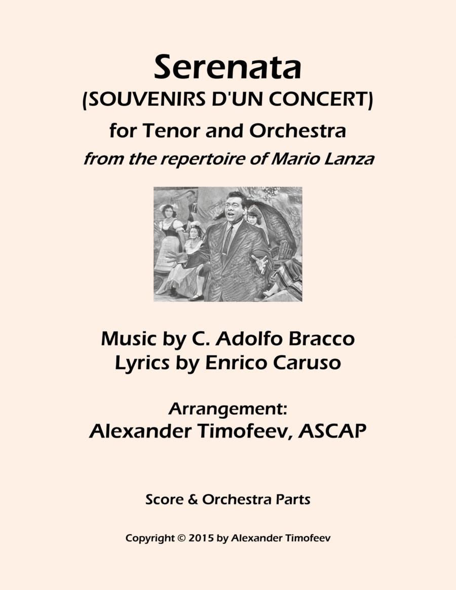 Souvenirs d'un concert (Serenata) for Tenor and Orchestra image number null