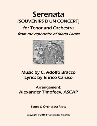 Souvenirs d'un concert (Serenata) for Tenor and Orchestra
