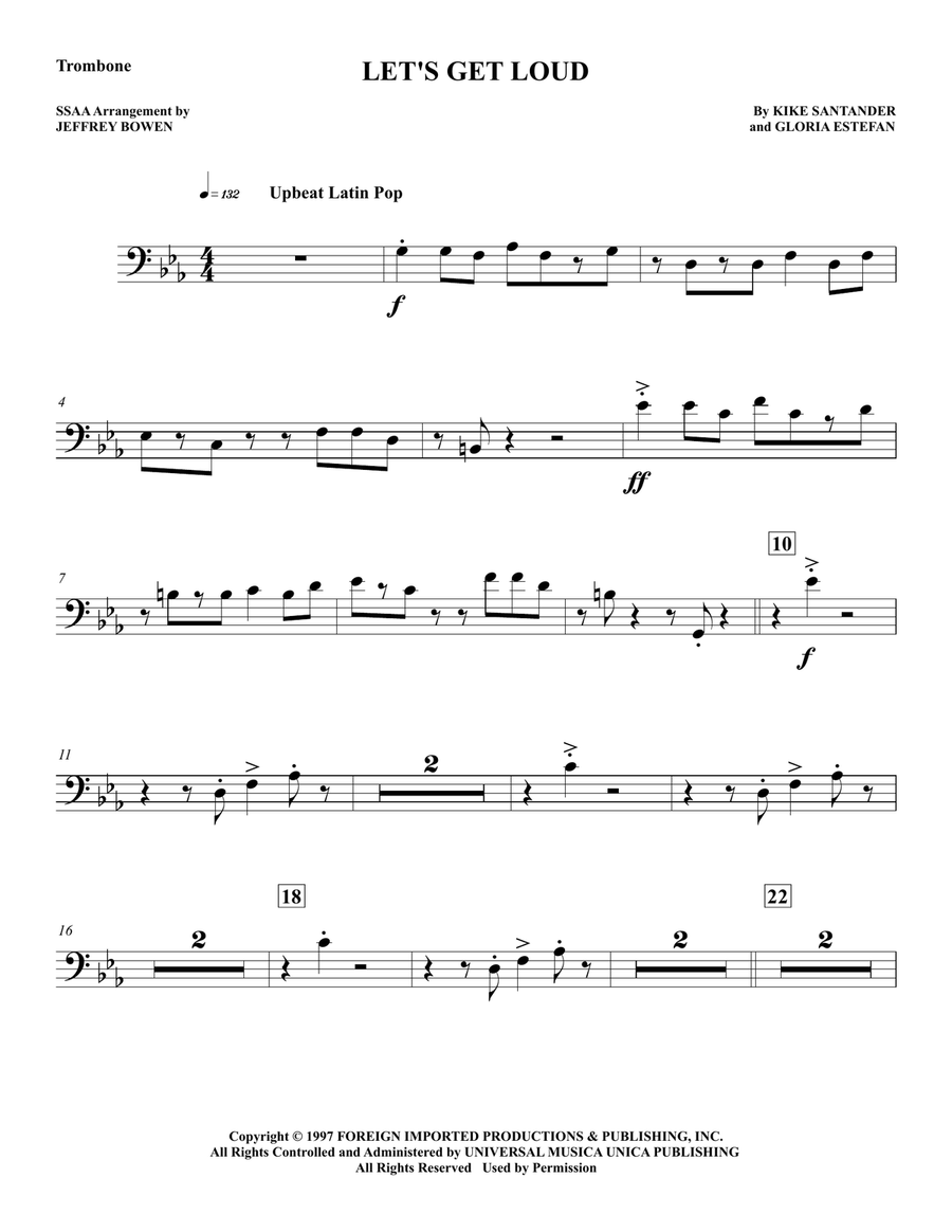 Let's Get Loud Concert Band scores gallery preview page 4
