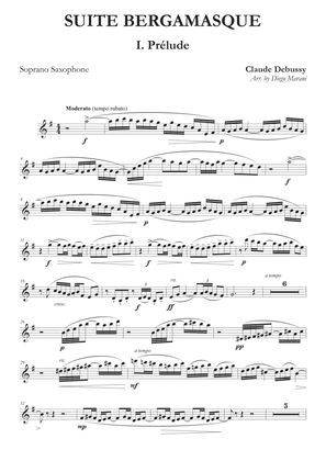 Prelude from "Suite Bergamasque" for Soprano Saxophone and Piano
