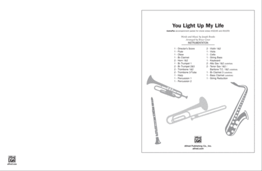 You Light Up My Life Choir scores gallery preview page 1