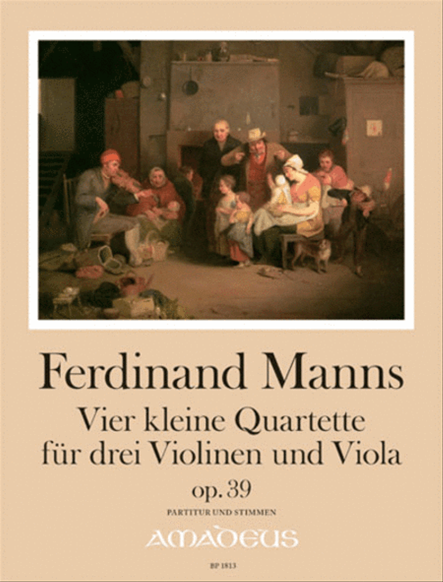 Four Little Quartets op. 39 Viola scores gallery preview page 1
