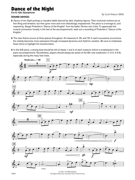 Dance of the Night (Sound Innovations Soloist, Alto Sax)