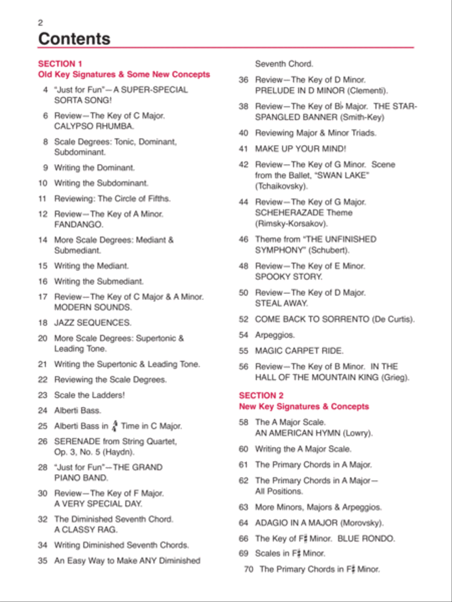 Alfred's Basic Adult All-in-One Course, Book 3 Piano Method scores gallery preview page 2