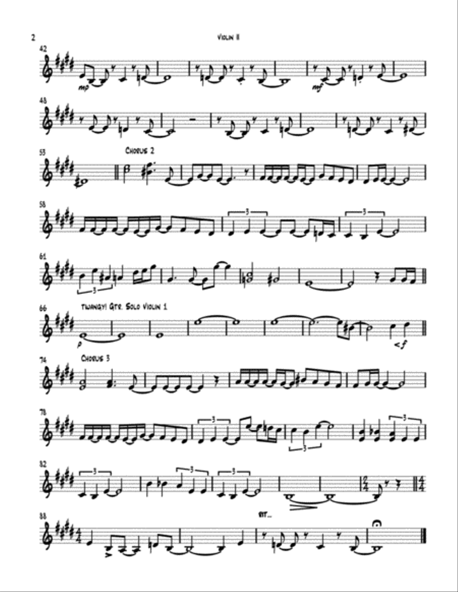 Change The World String Quartet scores gallery preview page 4