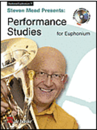 Book cover for Steven Mead Presents Performance Studies for Euphonium BC