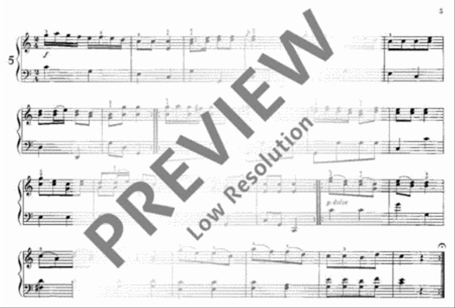 20 English Dances Piano Solo scores gallery preview page 8