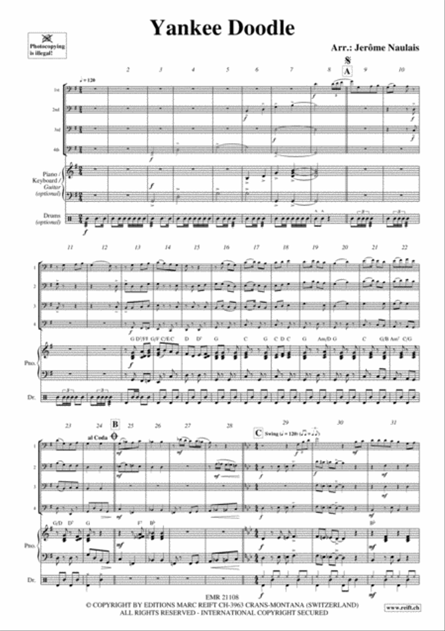 Yankee Doodle Cello scores gallery preview page 3