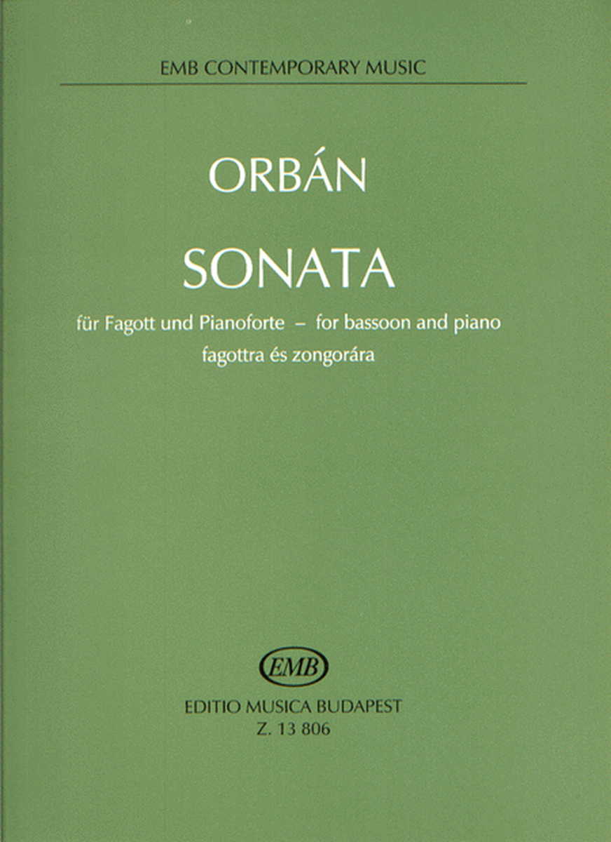 Sonata für Fagott und Pianoforte