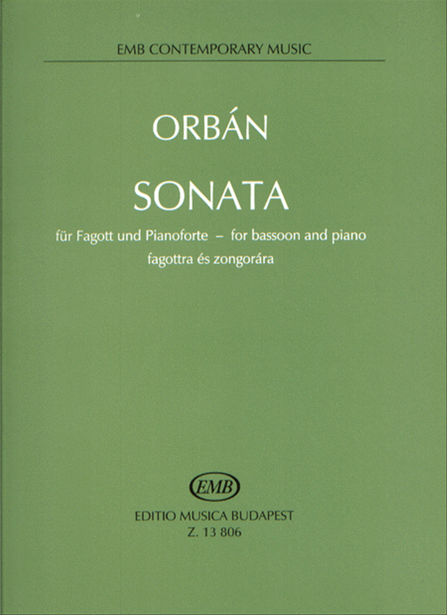 Sonata für Fagott und Pianoforte Bassoon Solo scores gallery preview page 1
