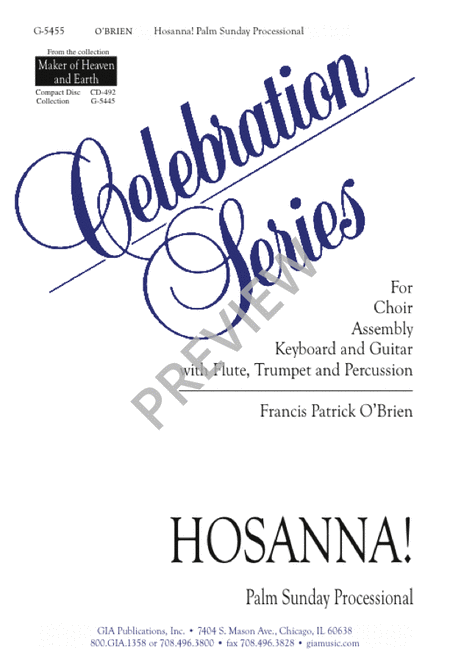 Hosanna!: Palm Sunday Processional