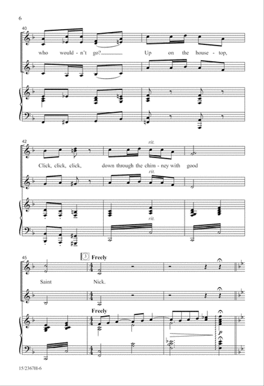 A Family Christmas Spectacular SSA scores gallery preview page 7
