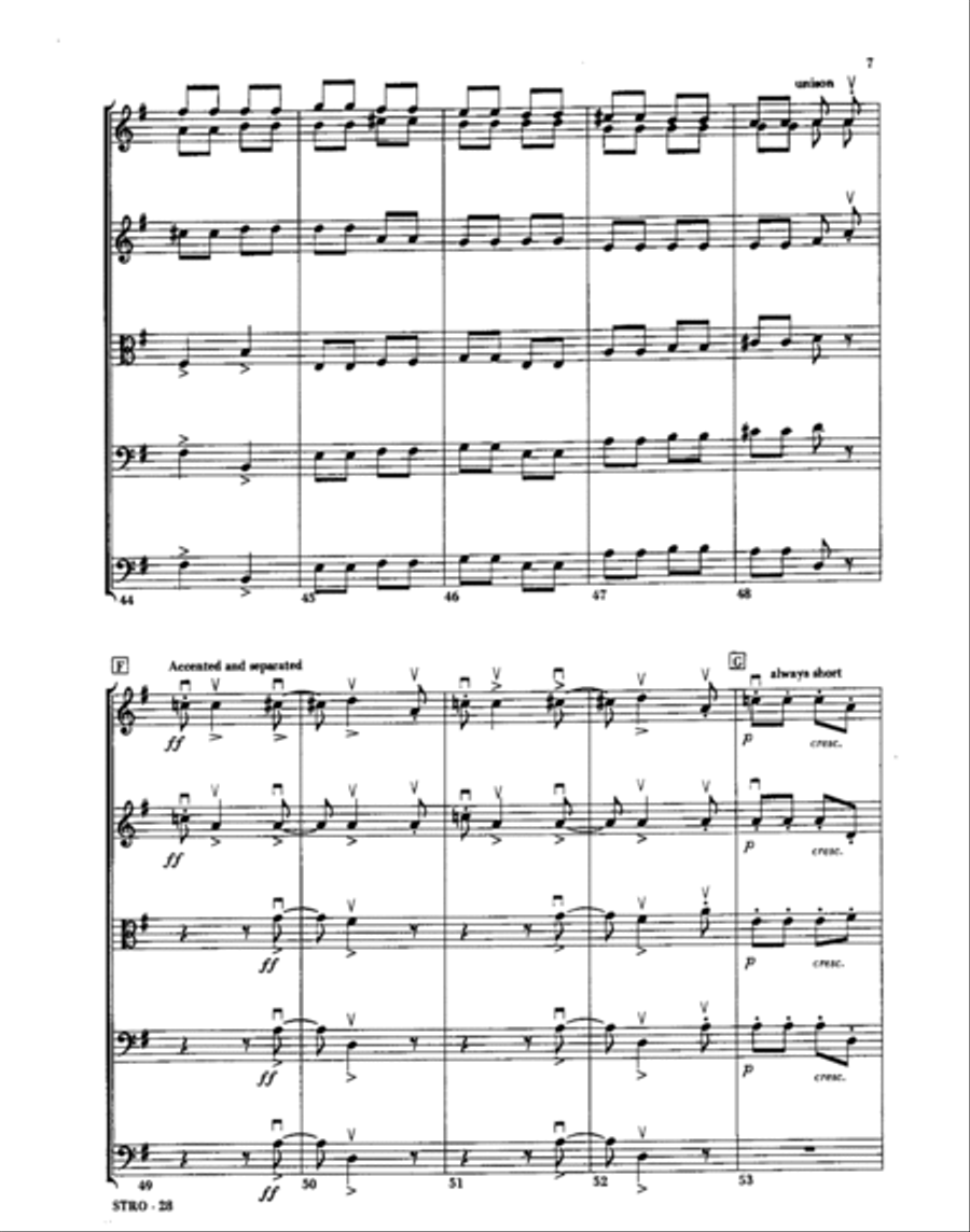The Nutcracker Ballet: Trepak Orchestra scores gallery preview page 6