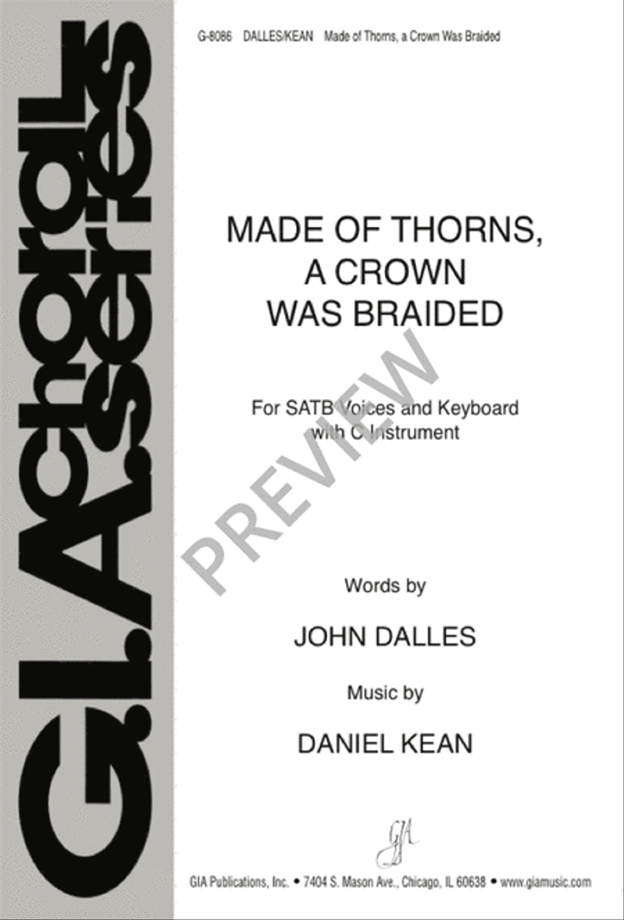 Made of Thorns, a Crown Was Braided 4-Part scores gallery preview page 1