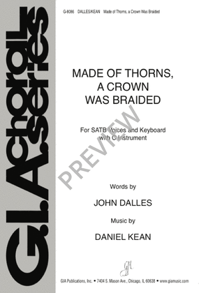 Book cover for Made of Thorns, a Crown Was Braided