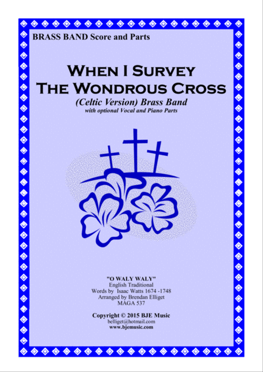 When I Survey The Wondrous Cross (Celtic Version) Brass Band Brass Band scores gallery preview page 1