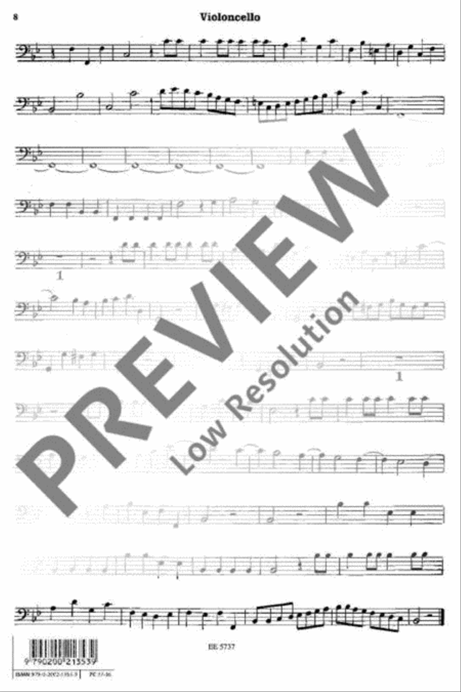 Musique de table Part scores gallery preview page 9