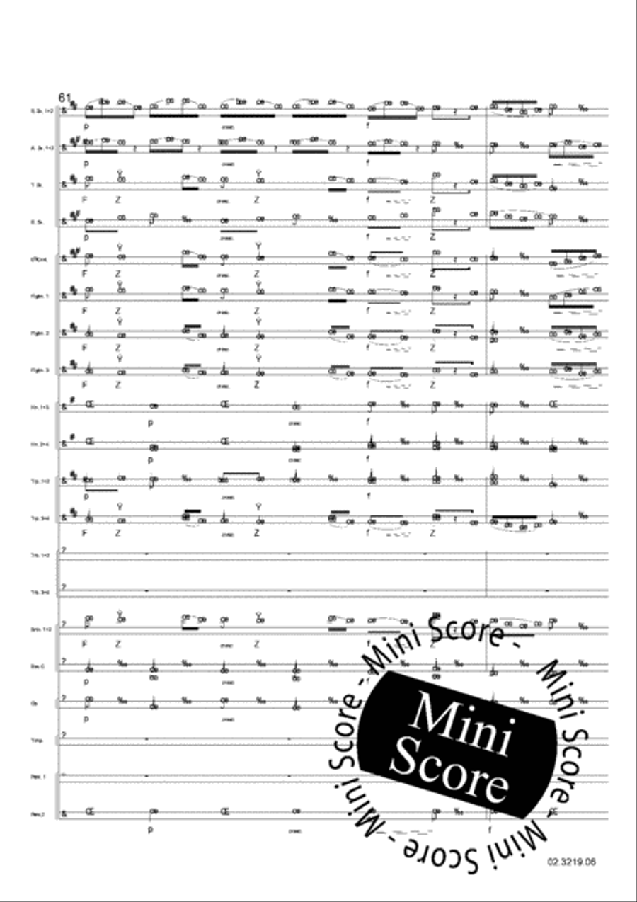 Slavonic Dance no. 13 Fanfare Band scores gallery preview page 17