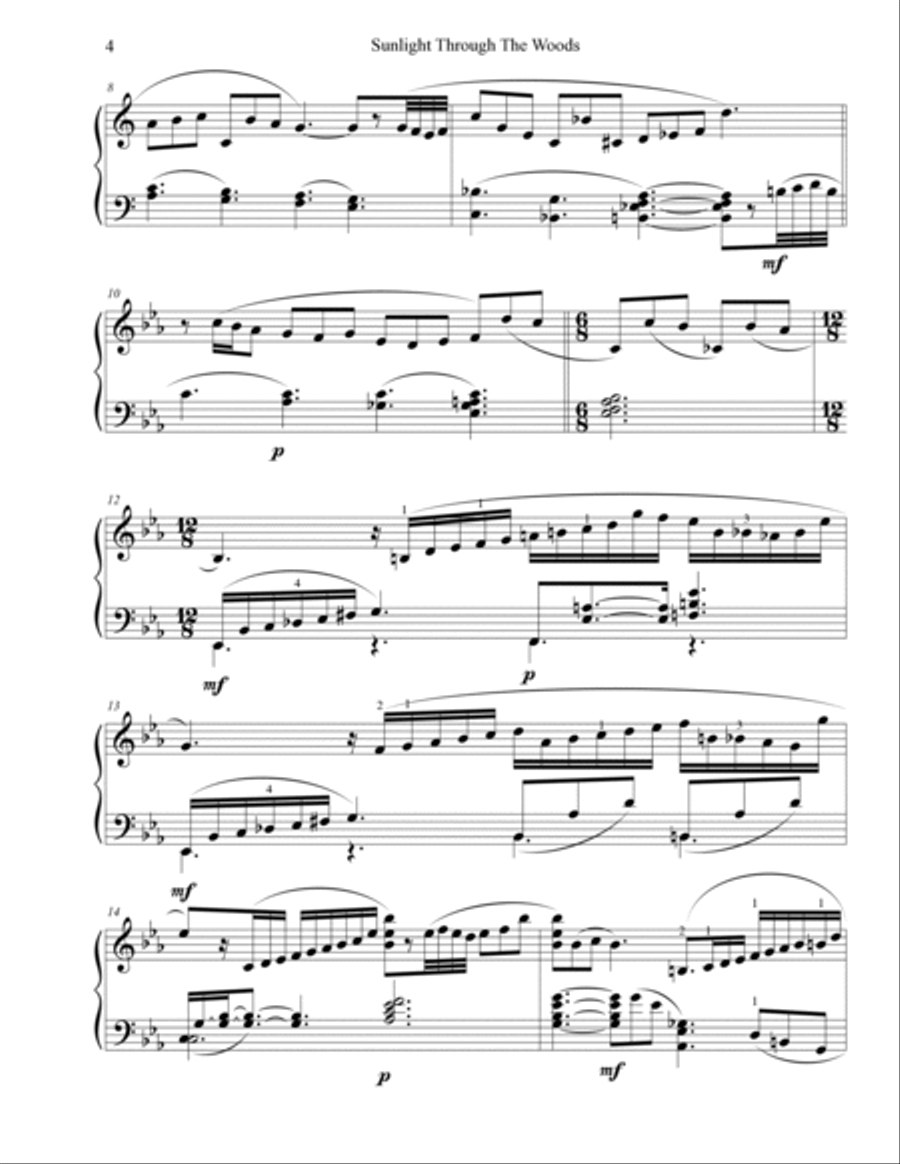 Sunlight Through The Woods Piano Method scores gallery preview page 5