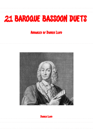 Book cover for Bassoon duets - 21 Baroque