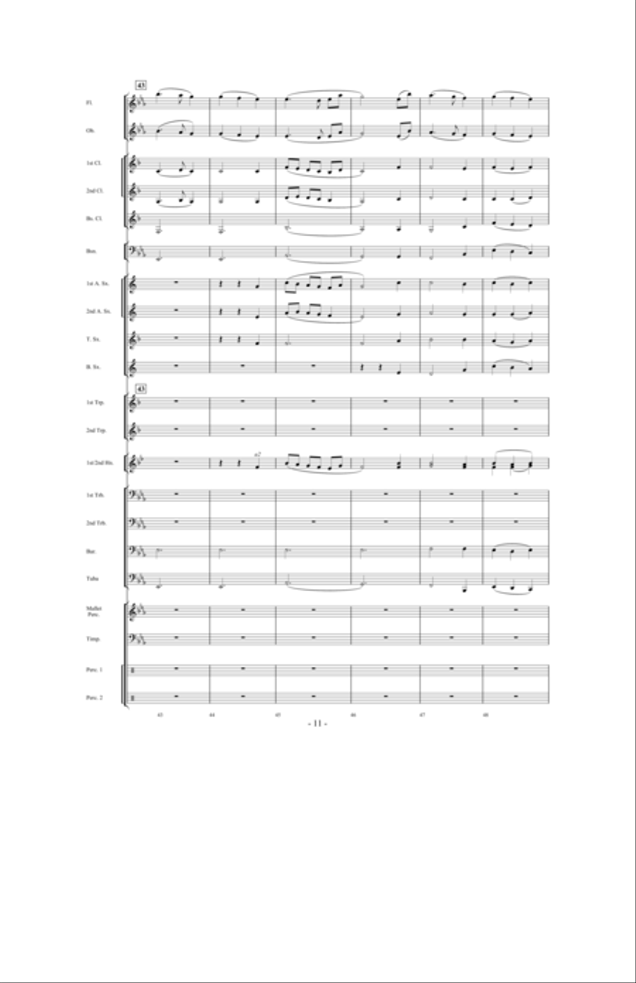 The Gift of Christmas The Gift of Christmas Concert Band scores gallery preview page 10