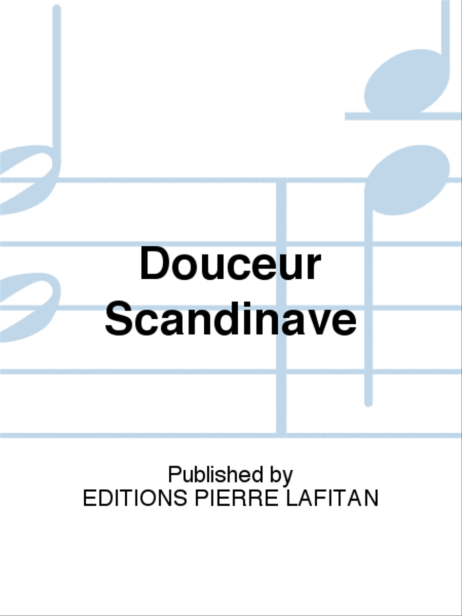 Douceur Scandinave Flute Solo scores gallery preview page 1