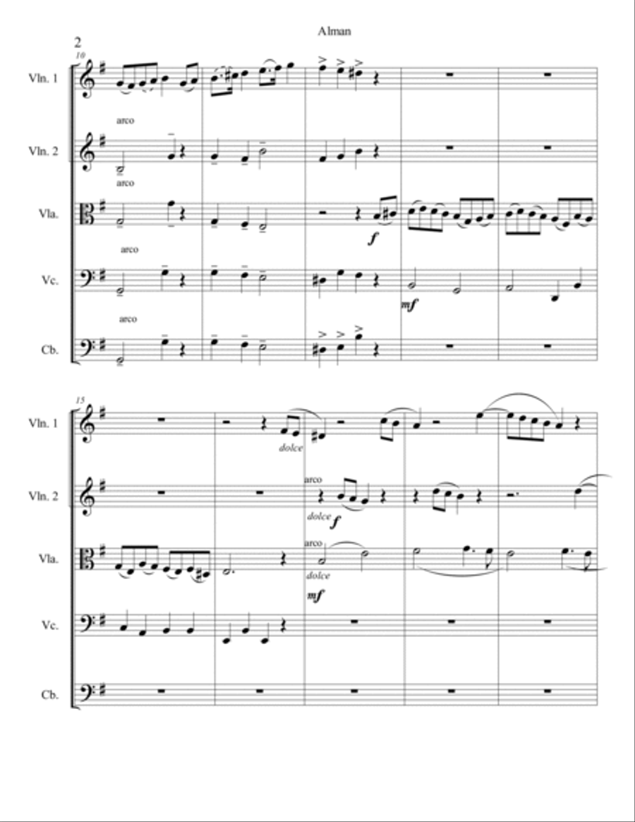 Alman String Quartet scores gallery preview page 2