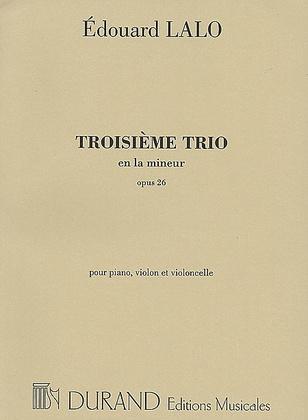 Book cover for Trio Op. 26, No. 3