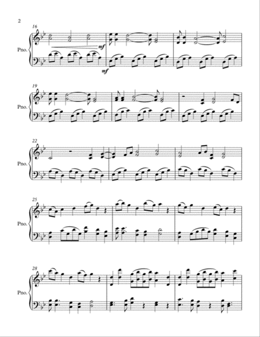Bond of Two Bond of Two Piano Solo scores gallery preview page 2