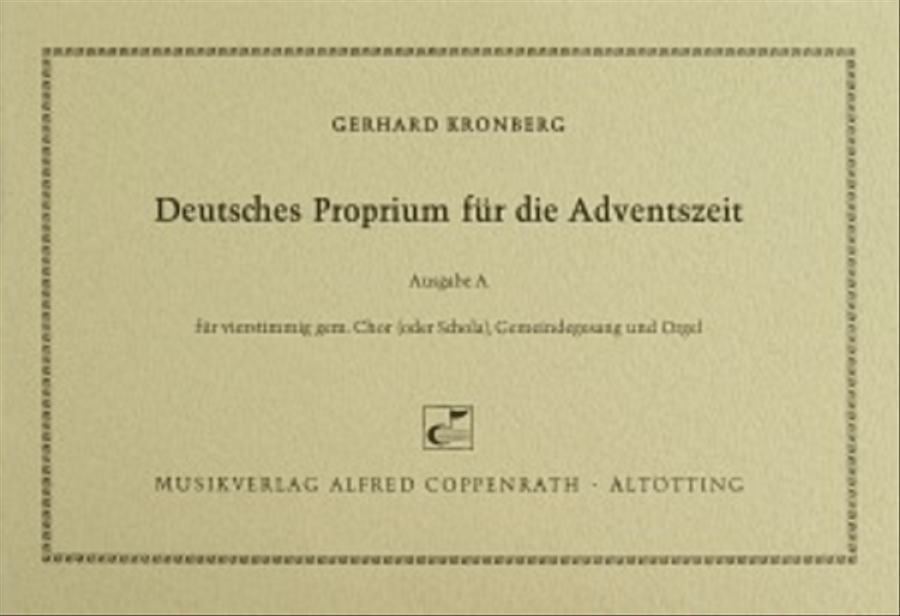 Deutsches Proprium fur die Adventszeit 4-Part scores gallery preview page 1