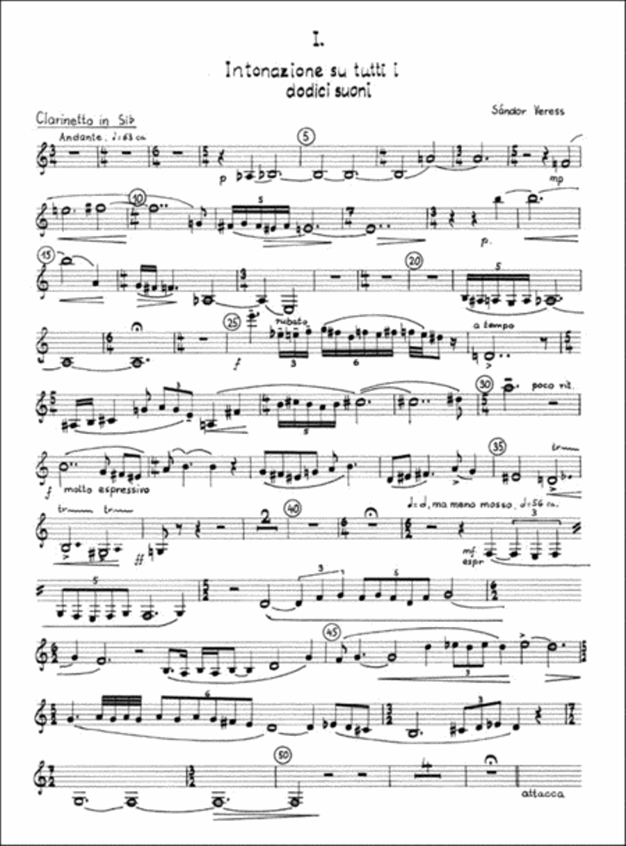 Concerto per Clarinetto Concerto per Clarinetto Clarinet Solo scores gallery preview page 3
