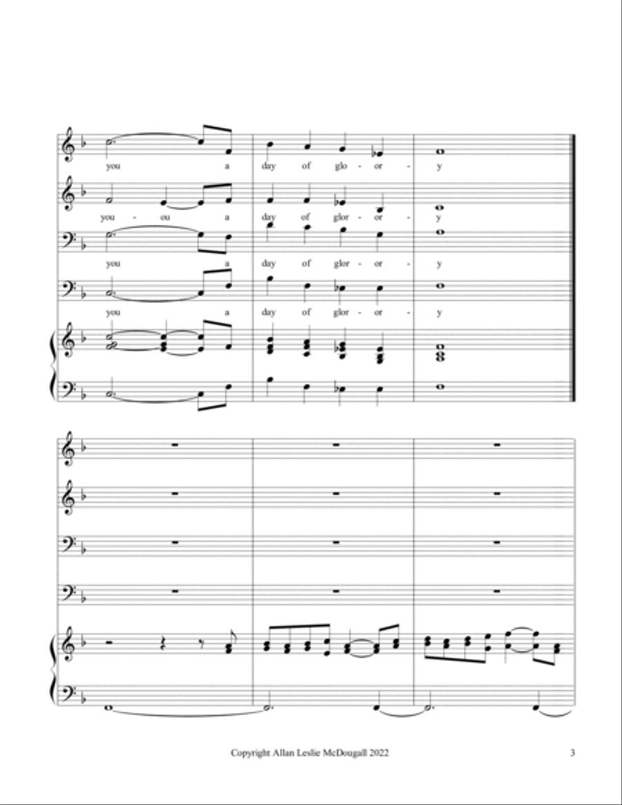 Petition of the Saints Petition of the Saints 4-Part scores gallery preview page 3