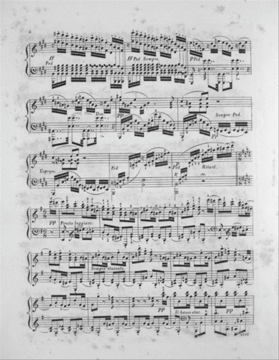 Rondo Capriccioso, Op. 14 Piano Solo scores gallery preview page 3