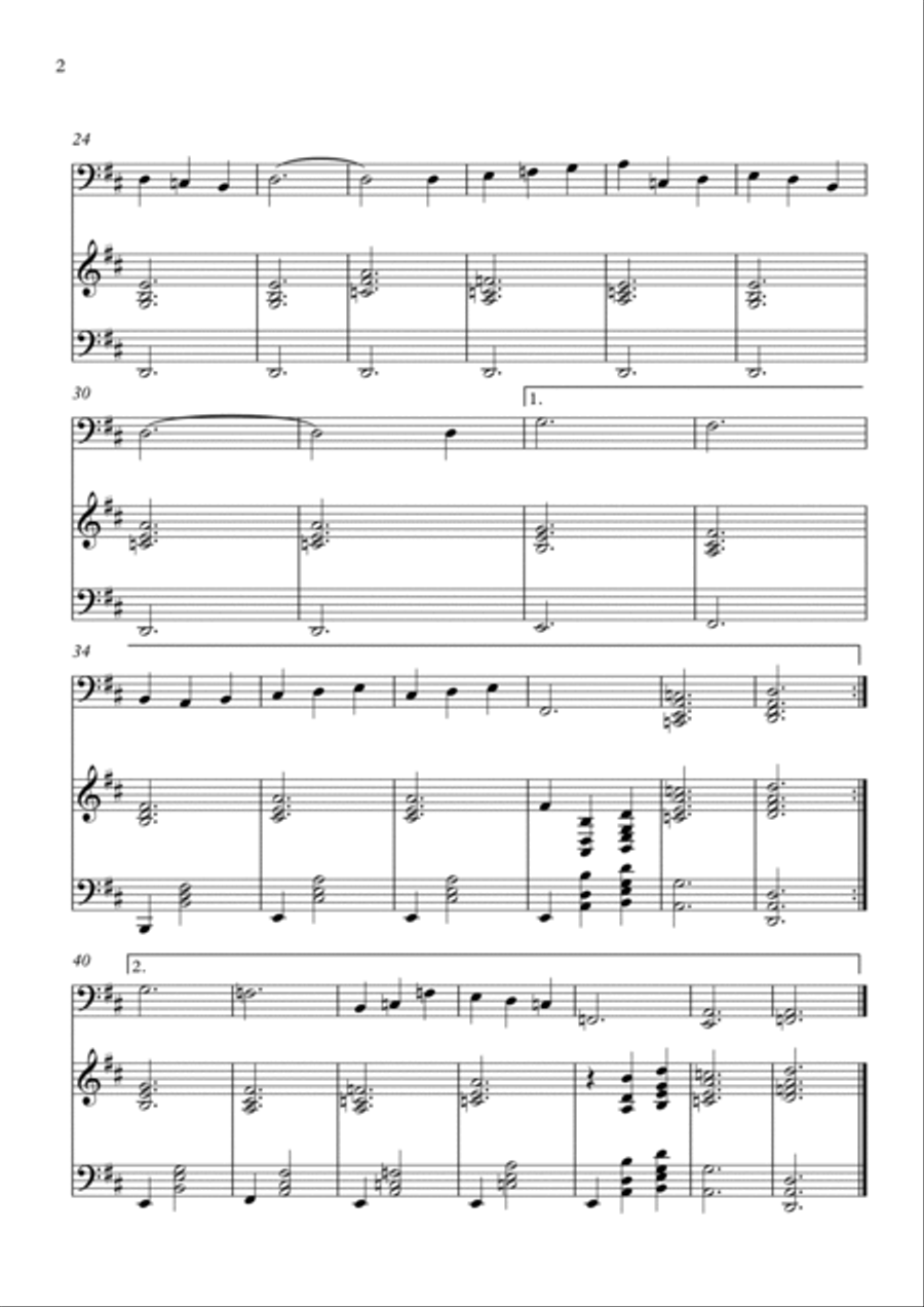 Gymnopedie - n°2 for cello and piano Piano scores gallery preview page 3