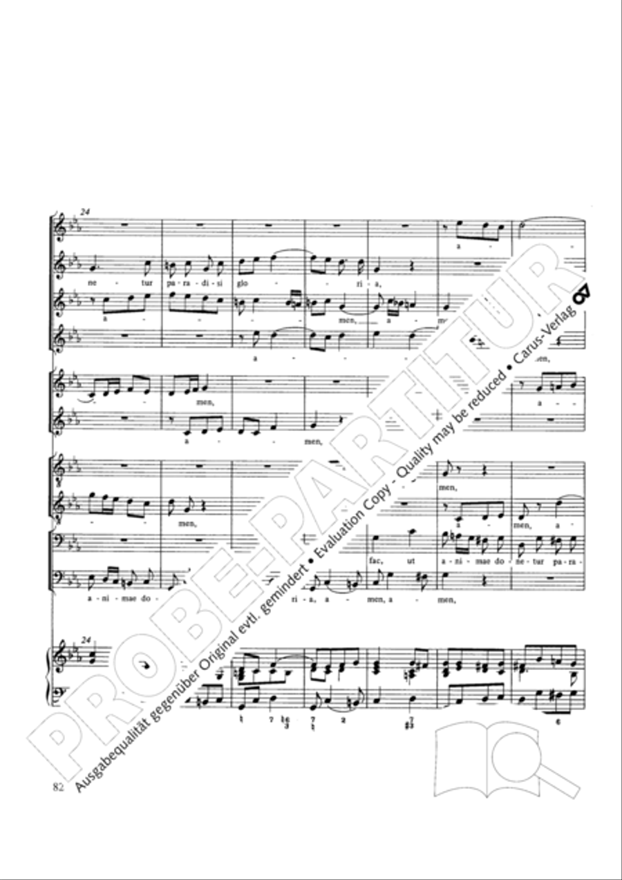 Stabat mater Choir scores gallery preview page 82