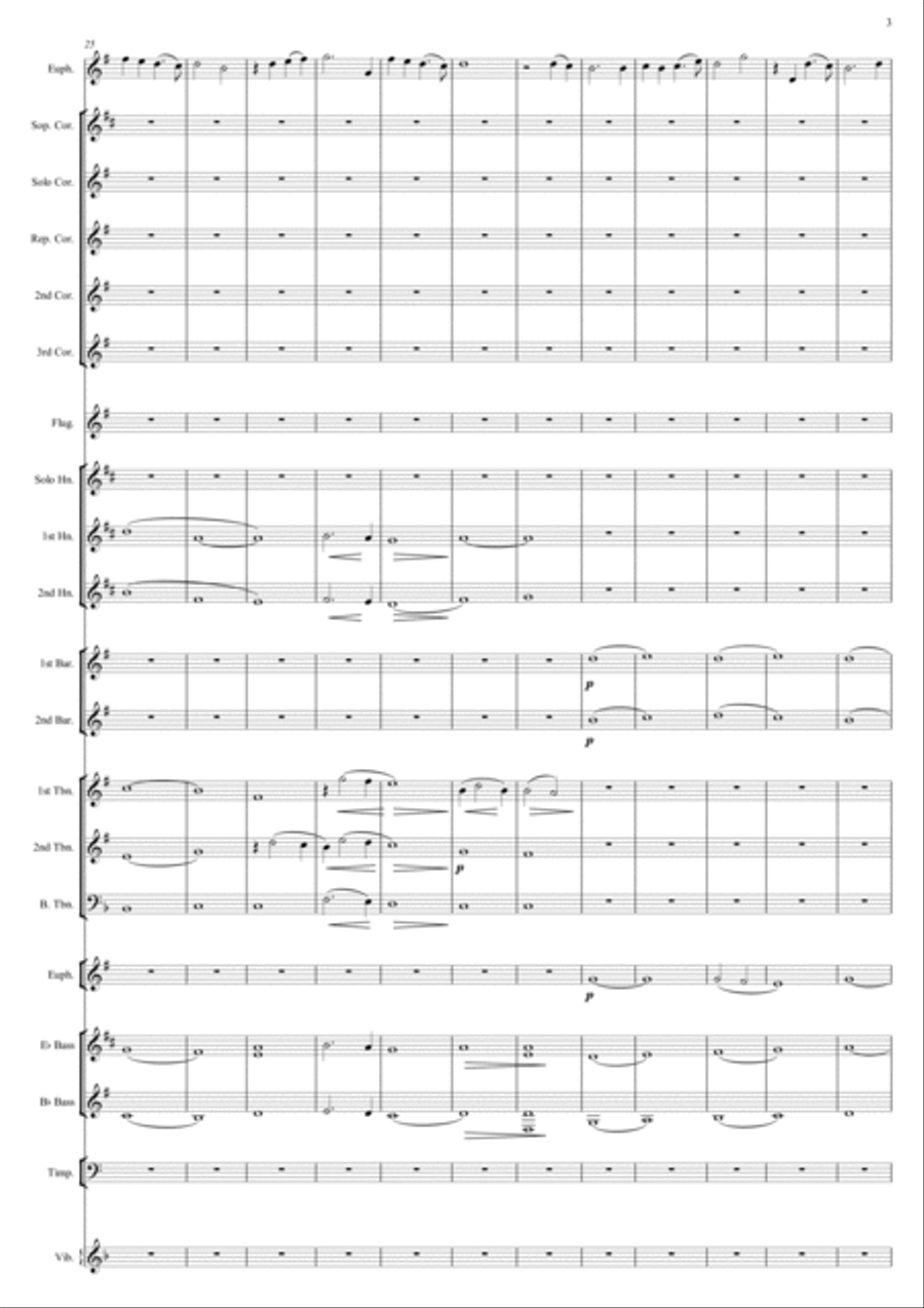 You Raise Me Up Brass Band scores gallery preview page 3