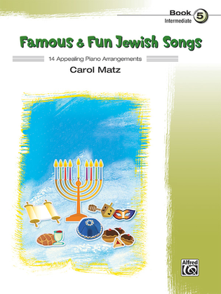Book cover for Famous & Fun Jewish Songs, Book 5