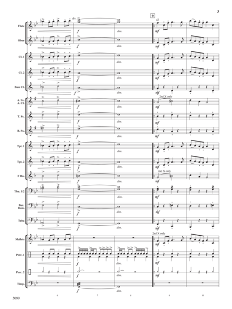 Stillmeadow Concert Band scores gallery preview page 3