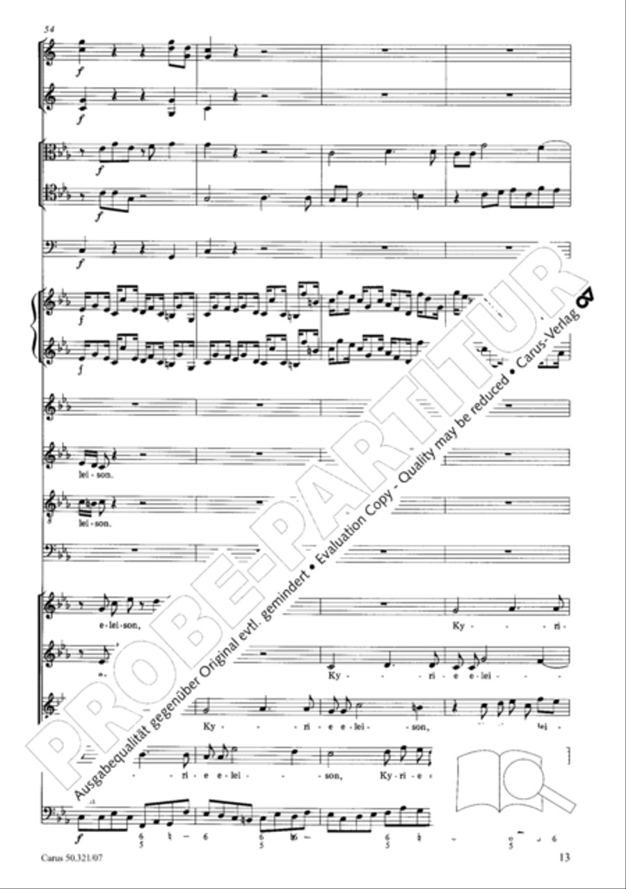 Requiem in C minor Requiem in C minor 4-Part scores gallery preview page 20