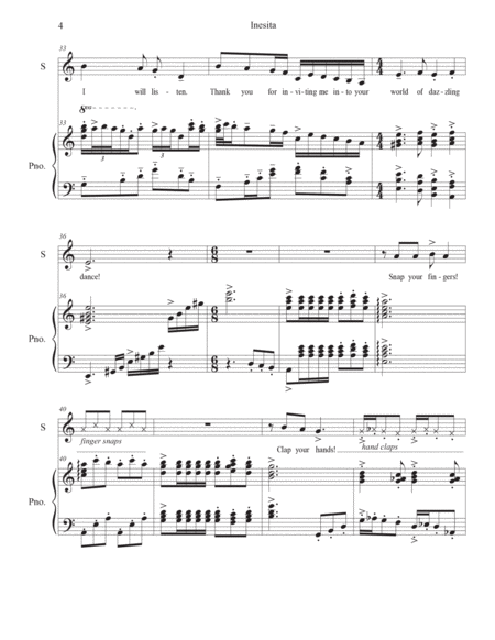 Inesita (Piano Vocal)