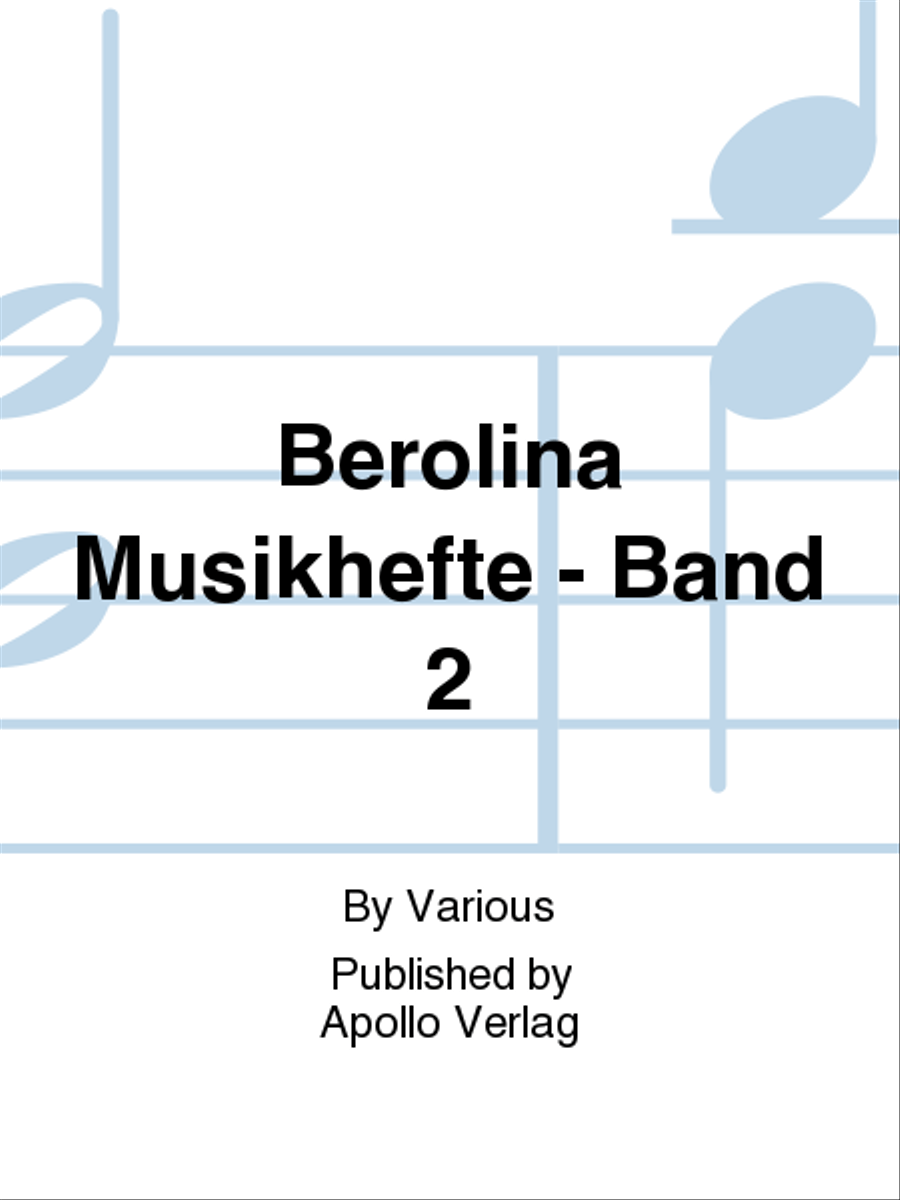 Berolina Musikhefte Vol. 2 Voice Solo scores gallery preview page 1