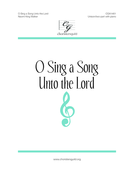 O Sing a Song Unto the Lord image number null