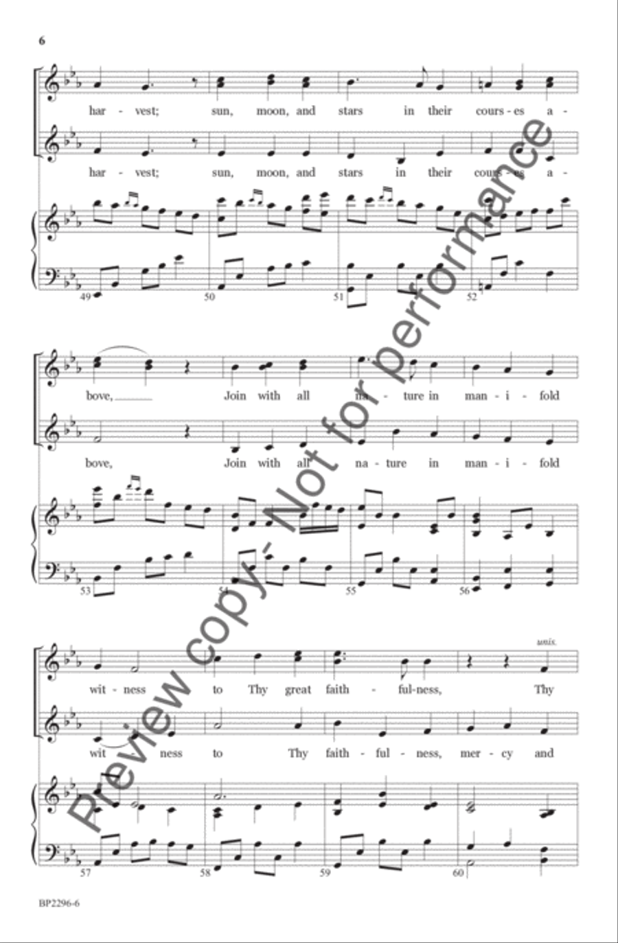 Great Is Thy Faithfulness - Forrest - SSAA SSAA scores gallery preview page 7