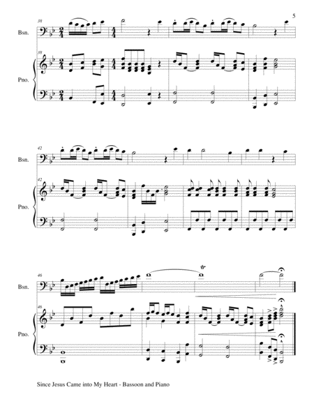 GOSPEL HYMN SUITE (For Bassoon & Piano with Score & Bassoon Part) image number null