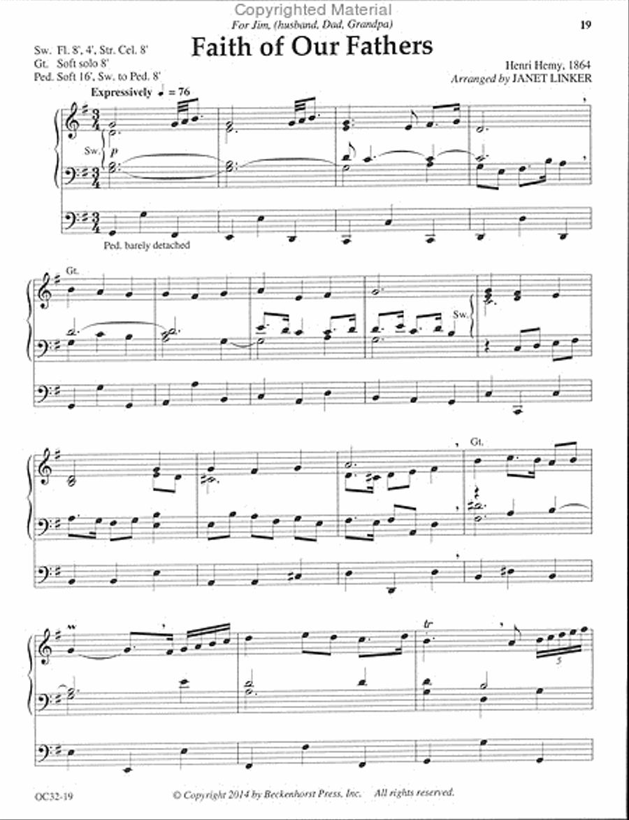 Jesus Loves Me, This I Know - Linker Organ scores gallery preview page 12