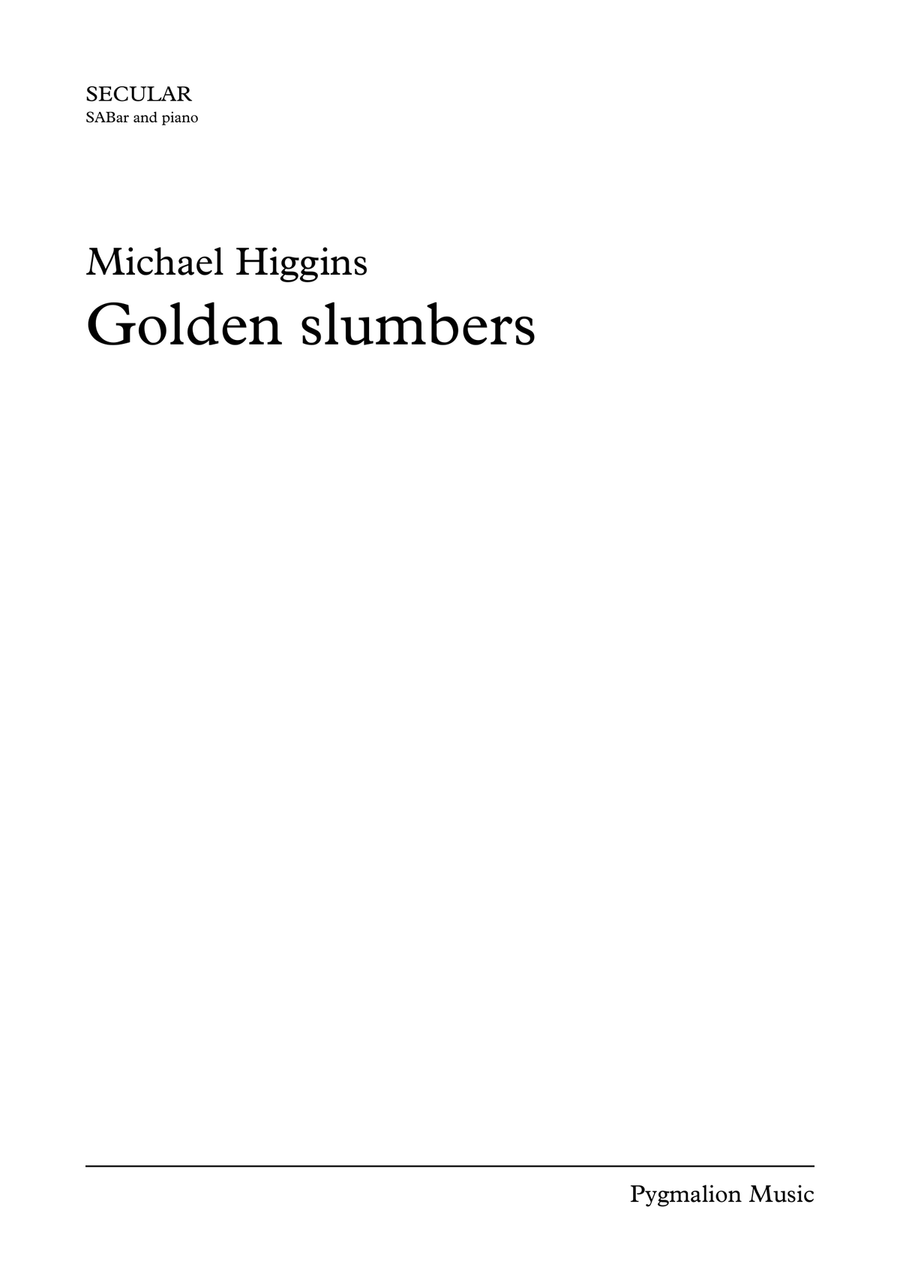 Golden Slumbers 3-Part scores gallery preview page 1